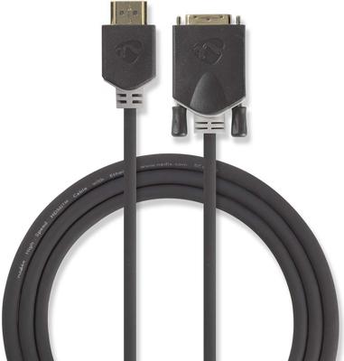 Nedis HDMI naar DVI-D 24+1 verloopkabel 2 m Nedis HDMI naar DVI-D 24+1 verloopkabel 2 m