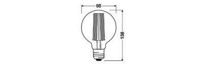 OSRAM HOMELIGHTING 4058075761773 LED-lamp Energielabel F (A - G) E27 Globe 8.8 W = 60 W Warmwit (Ø x h) 95 mm x 95 mm 1 stuk(s) OSRAM HOMELIGHTING 4058075761773 LED-lamp Energielabel F (A - G) E27 Globe 8.8 W = 60 W Warmwit (Ø x h) 95 mm x 95 mm 1 stuk(s)