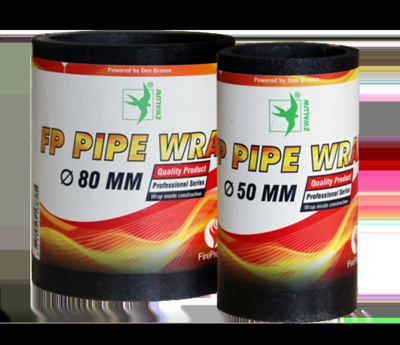 Zwaluw FP Pipe Wrap | Ø 110 mm | Zwart (8 stuks) - 210503 Zwaluw FP Pipe Wrap | Ø 110 mm | Zwart (8 stuks) - 210503