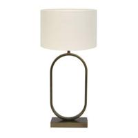 Light & Living Tafellamp Jamiri|Livigno - Ant, Brons|Eiwit - Ø30x67cm - thumbnail