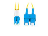 Glasvezelkabel Lanberg G657A1 Geel Duplex 2 m - thumbnail