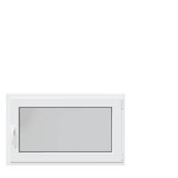 Kelderraam "RISOR" 100x70 cm draai-kiep DIN rechts wit - thumbnail