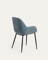 Kave Home Eetkamerstoel 'Konna', kleur Blauw - thumbnail