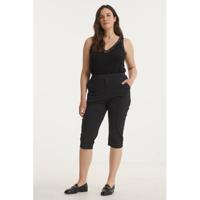 Exxcellent top Megan met kant zwart - thumbnail