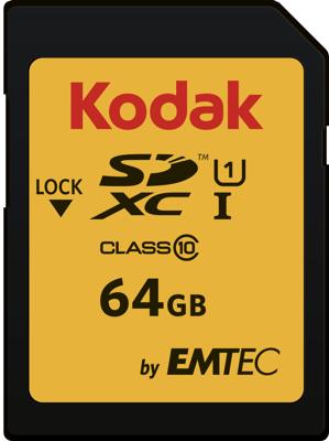 Micro SD geheugenkaart met adapter Kodak EKMSD64GXC10K 64 GB Micro SD geheugenkaart met adapter Kodak EKMSD64GXC10K 64 GB