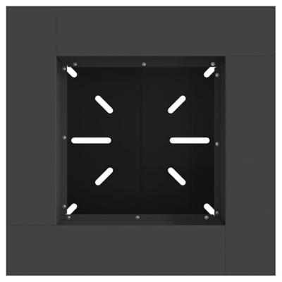 VidaXL Vuurkorf zwart 60 x 60 x 50 cm staal VidaXL Vuurkorf zwart 60 x 60 x 50 cm staal
