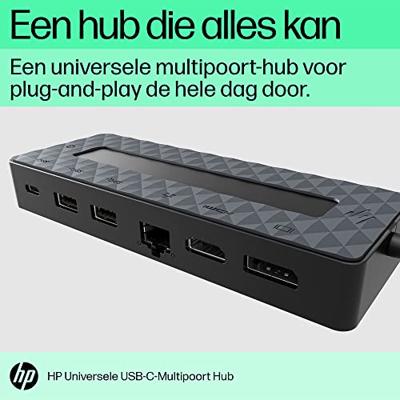 HP Universal USB-C Multiport Hub - Dockingstation
