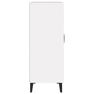 Dressoir 69,5x34x90 cm bewerkt hout wit Dressoir 69,5x34x90 cm bewerkt hout wit