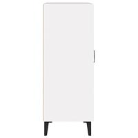 Dressoir 69,5x34x90 cm bewerkt hout wit - thumbnail