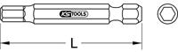 KS Tools 911.7761 Inbus-bit Speciaal staal Vernikkeld E 6.3 5 stuk(s) - thumbnail