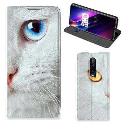 OnePlus 8 | Hoesje maken | Witte Kat