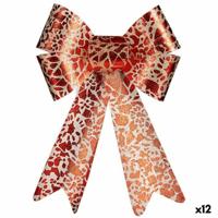 Lasso Kerstversiering Rood Gouden PVC 16 x 24 x 4 cm (12 Stuks) - thumbnail