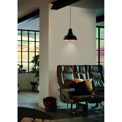 EGLO Somerton hangende plafondverlichting Flexibele montage Zwart, Koper E27 A, A+, A++, B, C, D, E