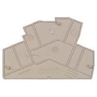 Afsluitplaat ZAP/TW ZDK4-2 8670760000 Beige Weidmüller 50 stuk(s)