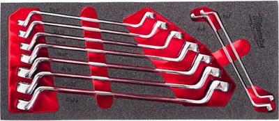Milwaukee ringsleutelset | foam inlay | dubbel | 9-delig - 4932499086