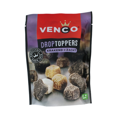 Droptoppers krakend en zacht 215 Gram