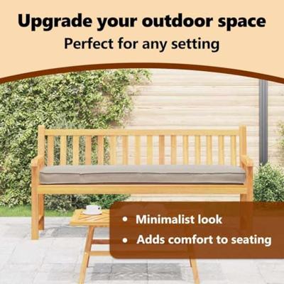 Pallet Kussen Set 2 pcs Taupe 180 x 40 x 8 cm Oxford Stof