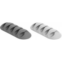 Delock 18298 Kabelhouder met 5 doorvoeren Set 6 stuks - thumbnail