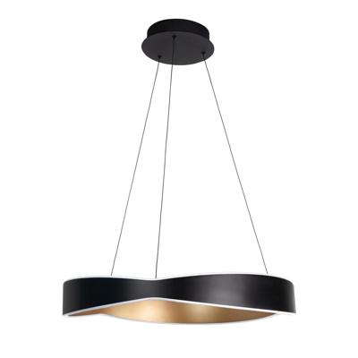 Highlight Design hanglampOnda zwart met goud - H5548.38
