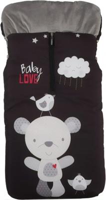 Gamberritos voetenzak Baby Love 105 x 50 cm zwart Gamberritos voetenzak Baby Love 105 x 50 cm zwart