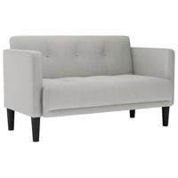 Loveseat bank wolkengrijs 111 cm stof - thumbnail