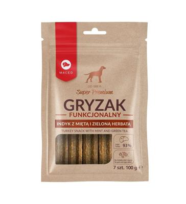Maced snack voor honden turkije 100g