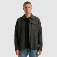 Pme Legend Herringbone Woolblend/overshirt 1zip. Psi2510218 Overshirt 971 Dark Grey Melee - thumbnail