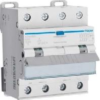 Hager ADX482D Aardlekschakelaar/zekeringautomaat 4-polig 32 A 0.03 A 400 V - thumbnail
