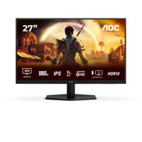 AOC Gaming Q27G42XE - 27 inch Quad HD-monitor, 180 Hz, 1 ms, FreeSync Prem., Comp. G-Sync, HDR10 (2560 x 1440, 2 x HDMI 2.0, 1 x DisplayPort 1.4) zwart - thumbnail