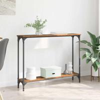 Wandtafel met plank Oud Hout 102 x 23 x 15.5 cm Bewerkt hout - thumbnail