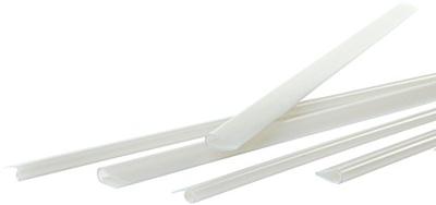 Pavo klemstrips, pak van 25 stuks, 3 mm, transparant