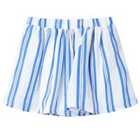 Kinderrokje 116 kobaltblauw en wit - thumbnail