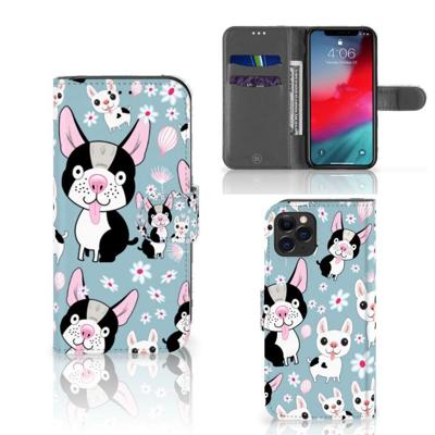 Apple iPhone 11 Pro | Telefoonhoesje | Met pasjeshouder | Hondjes