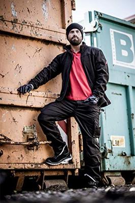 NITRAS SAFETY Knitted hat black m. rollrand