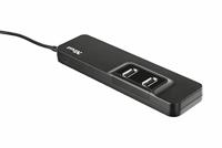 Trust Oila 7-Poorts Usb 2.0-Hub, Zwart - thumbnail