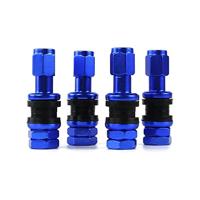 Klep OMP Blauw Aluminium 4 uds - thumbnail