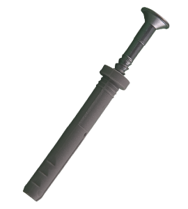 Mepac slagplug schroef 5mm grijs