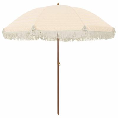 Parasol Geel en Wit 205 x 209 cm Staal