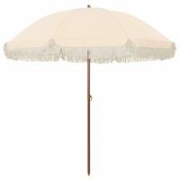 Parasol Geel en Wit 205 x 209 cm Staal - thumbnail