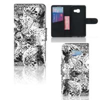 Telefoonhoesje met Naam Samsung Galaxy A3 2017 Skulls Angel | Portemonnee hoesje - thumbnail