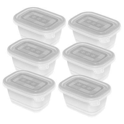 Rotho Freeze Diepvriesdozen 6x0.25L Transparant/Wit