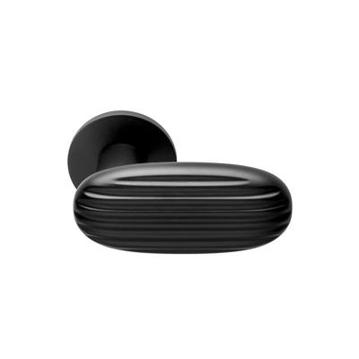 DND handles DND Madeleine deurkruk op rond rozet - mat zwart