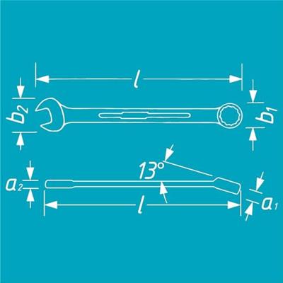 HAZET ratelsleutel "606" ratchets.ring open-end wr . - thumbnail