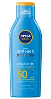 Nivea Sun Zonnemelk - Protect & Bronze - SPF50 - 200 ml - thumbnail