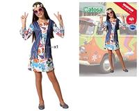 Kostuums voor Kinderen Hippie - Maat: 3-4 Jaar - Maat: 3-4 Jaar - thumbnail