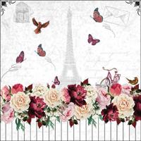 Ambiente Servetten Romantic Paris 25cm - thumbnail