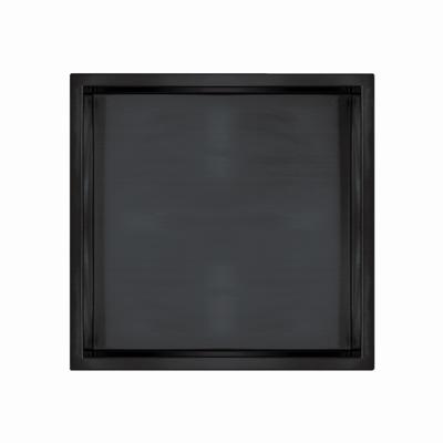 Inbouwnis Qisani Flow Enkel Geborsteld Mat Zwart