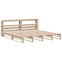 Bedframe zonder matras massief grenenhout 200x200 cm - thumbnail