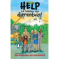 Uitgeverij Kluitman Help, we hebben een dierentuin! een krokodil als hoofdprijs - thumbnail
