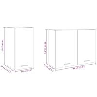 8-delige Keukenkastenset Lyon bewerkt hout sonoma eikenkleurig - thumbnail